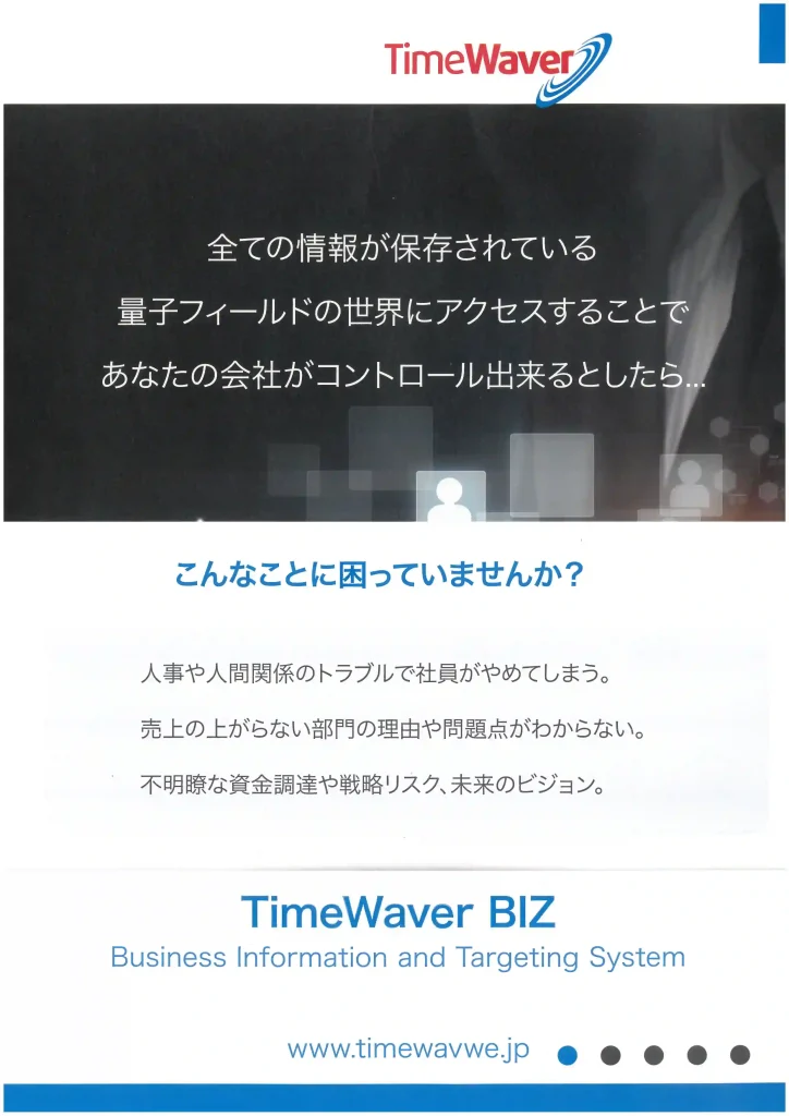TimeWaver BIZのカタログ
